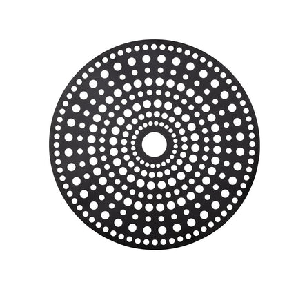 Metal Wall Art, Round, 99cm, Black, Asstd