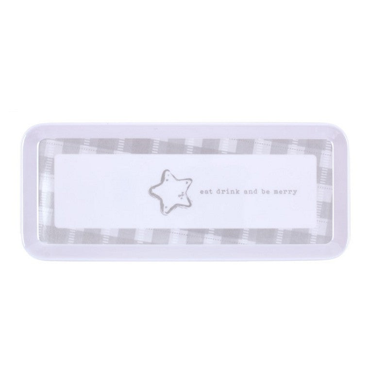 Melamine Christmas Sandwich Tray, Rectangle, Asstd