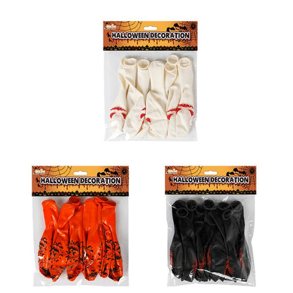 Halloween Balloons, Asstd, 10pk