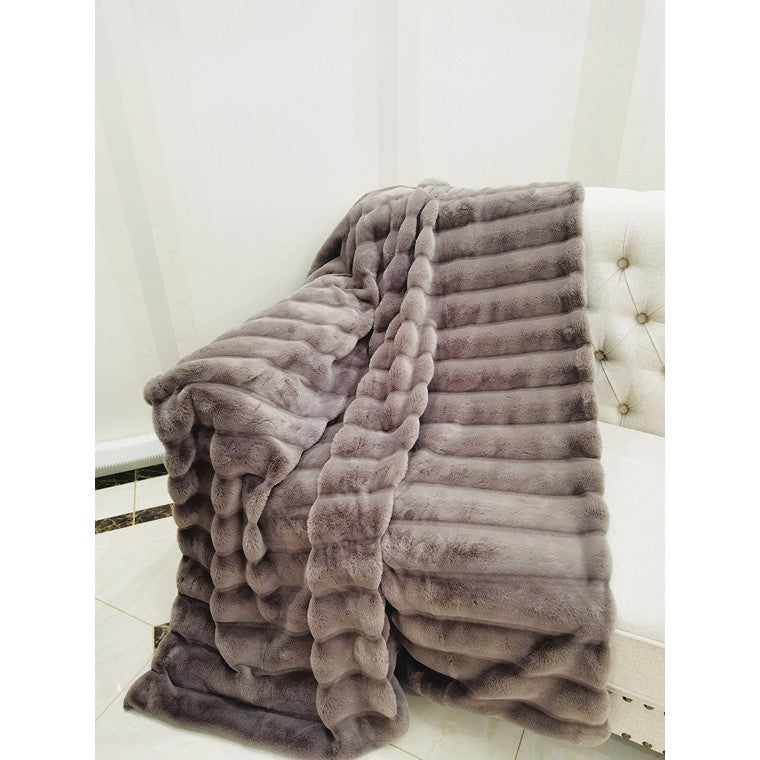 Chloe Plush Blanket, Asstd