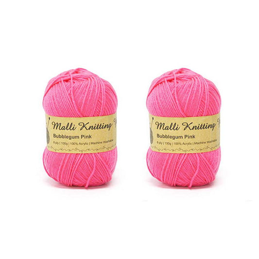 Acrylic Yarn, Bubblegum Pink