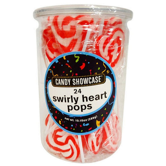 Red Heart Swirly Pop, 24pk