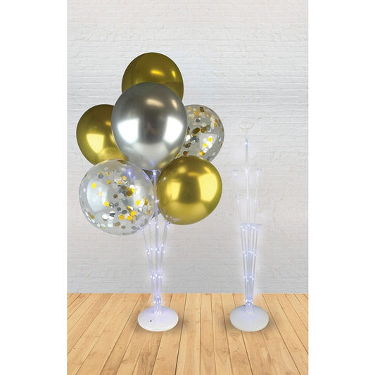 LED Balloon Stand, White, 74cm