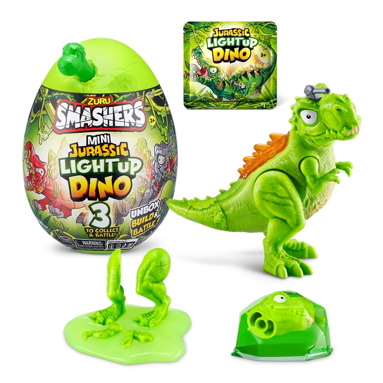 Smashers Mini Jurassic Light-Up Egg, Asstd