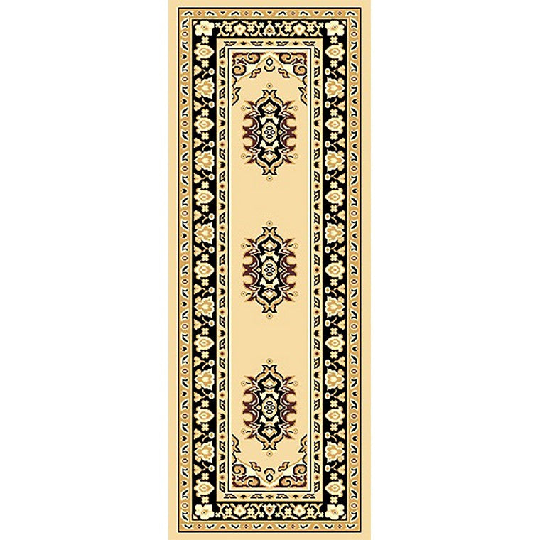 Traditional Black & Cream Runner