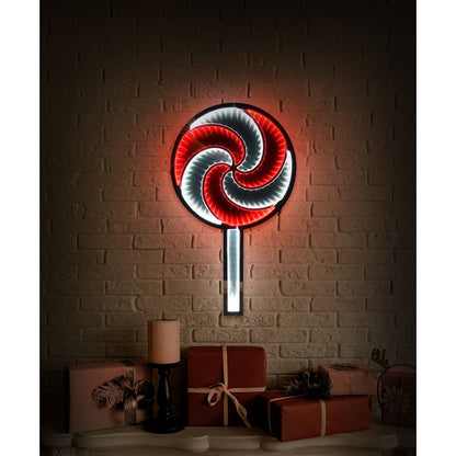 LED Infinity Lollipop Light