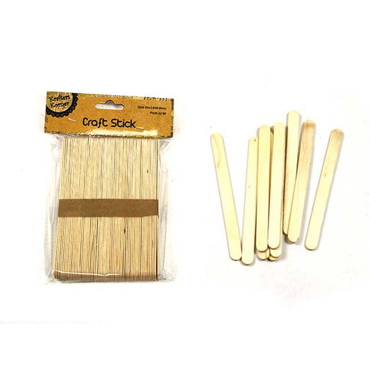 Natural Craft Sticks, 100pk