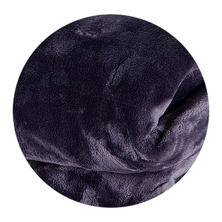 H&G Luxury Plush Blanket, Charcoal