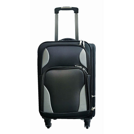 Barak Trolley Luggage, Black, Medium