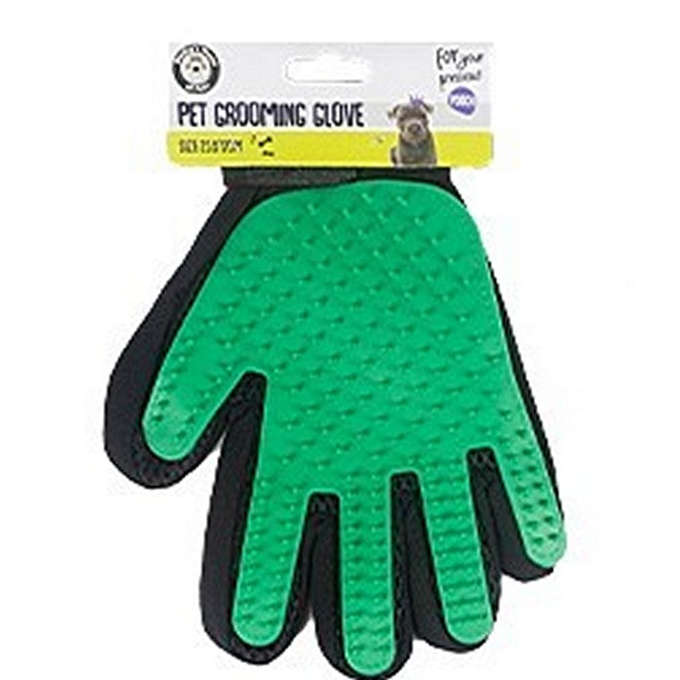 Pet Grooming Glove, 23cm, 4 Asstd Colours