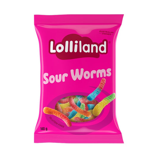 Lolliland Sour Worms, 160gm