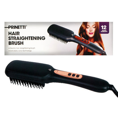 Prinetti Hair Straightener Brush Ionic