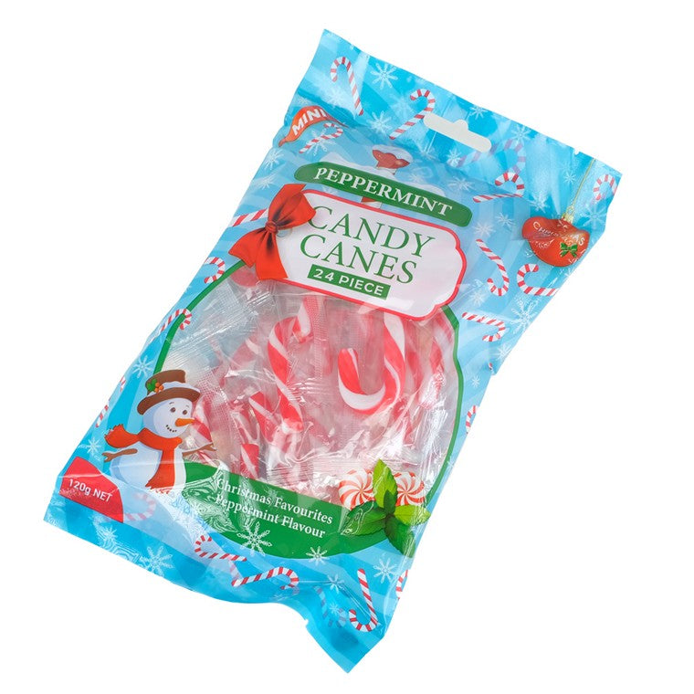 Candy Cane Mini Peppermint, 24pk