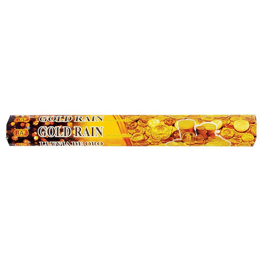 Raj Gold Rain Incense, 20 Sticks