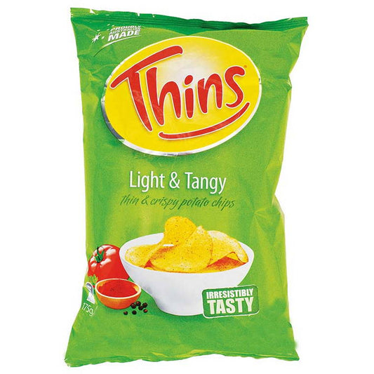 Thins Light and Tangy Chips, 175gm