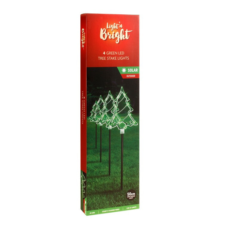 Tree Stake Lights, 4pc