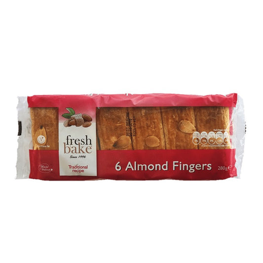 Fresh Bake Almond Fingers, 6pk