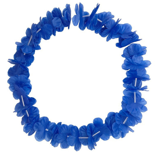 Party Flower Lei, Blue