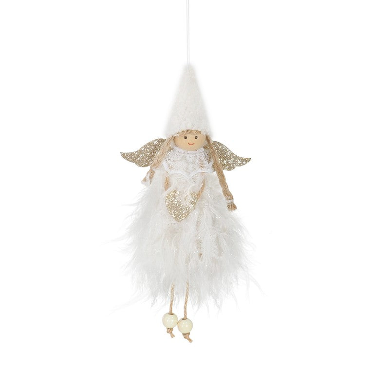 Hanging Fairy Fleecy Hat, 20cm, Asstd