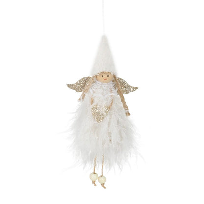 Hanging Fairy Fleecy Hat, 20cm, Asstd