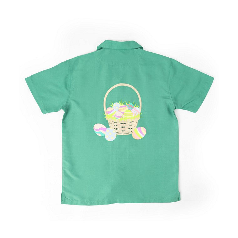 Easter Retro Bowling Shirt, Asstd