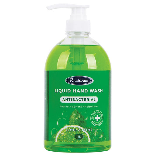 Anti Bacterial Hand Wash, Lime & Mint, 1L