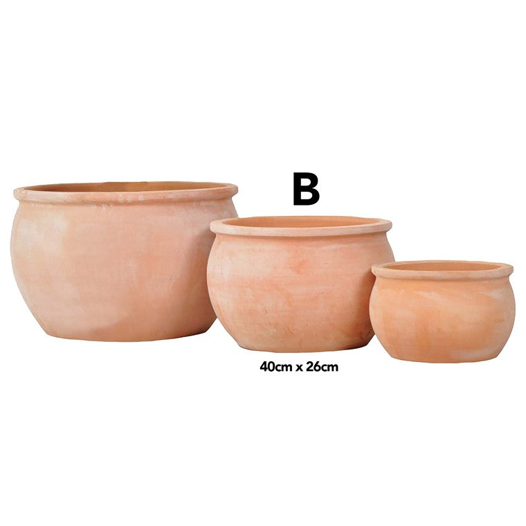 Terracotta Belly Pot, Size B