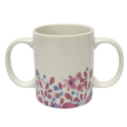 Ceramic Mug w/ Double Handle, Asstd