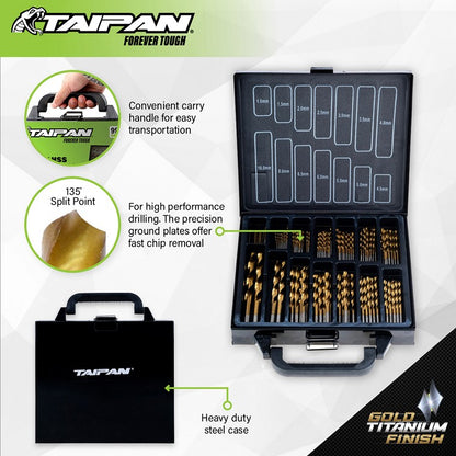 Taipan Drill Bit Set, 99pces