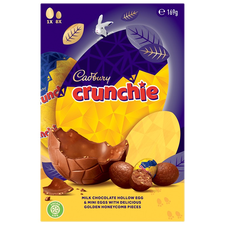 Cadbury Crunchie Gift Box Egg, 169g