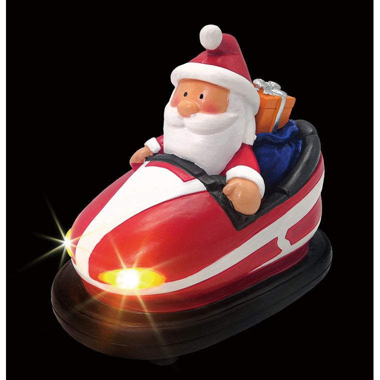 Xmas Bumper Car, LED, 12cm, Asstd