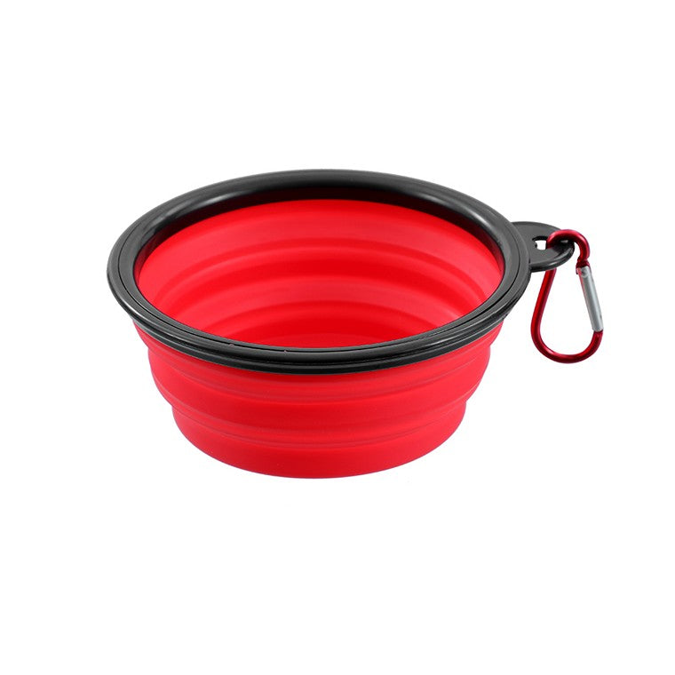 Collapsible Pet Travel Bowl, 350ml, Asstd