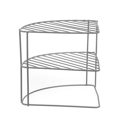 Wire Corner Kitchen Rack, 22x22x21.5cm, 2 Asstd Colours