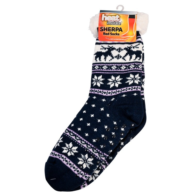 Heat Insulate, Bed Socks, Snow, Asstd