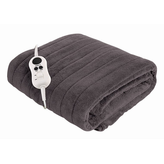 Heated Throw Rug, Charcoal