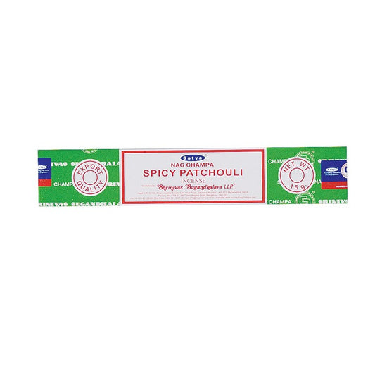 Satya Spicy Patchouli Incense, 15gm