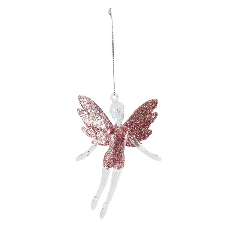 Hanging Acrylic Fairy Glitter, 12cm, Asstd