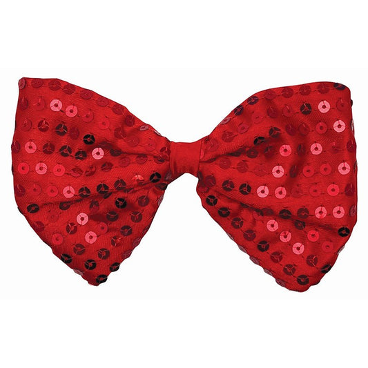 Party Bow Tie Sequin, Red