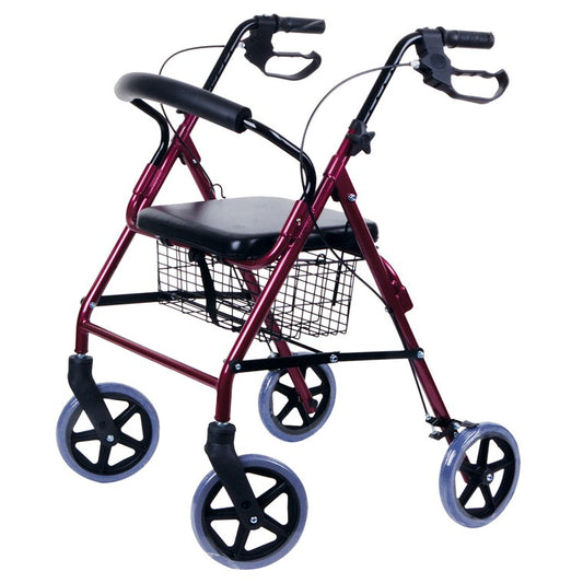 CareWorx Rollator w/ Seat & Basket Underneath