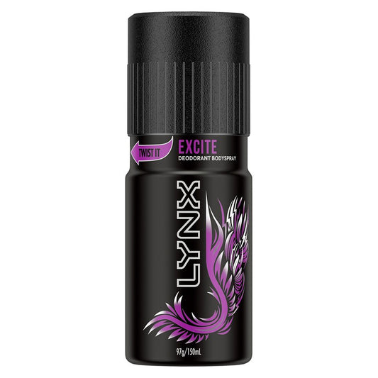 Lynx Excite Deodorant, 155ml