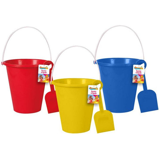 Round Bucket & Shovel, 17cm