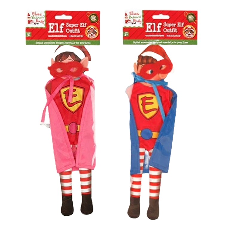 Xmas Elf Superhero Outfit