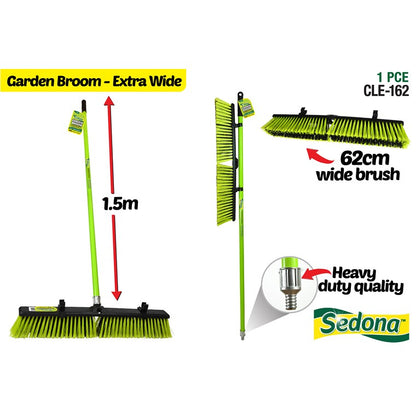 Sedona Outdoor Broom, 1.5m Long Handle