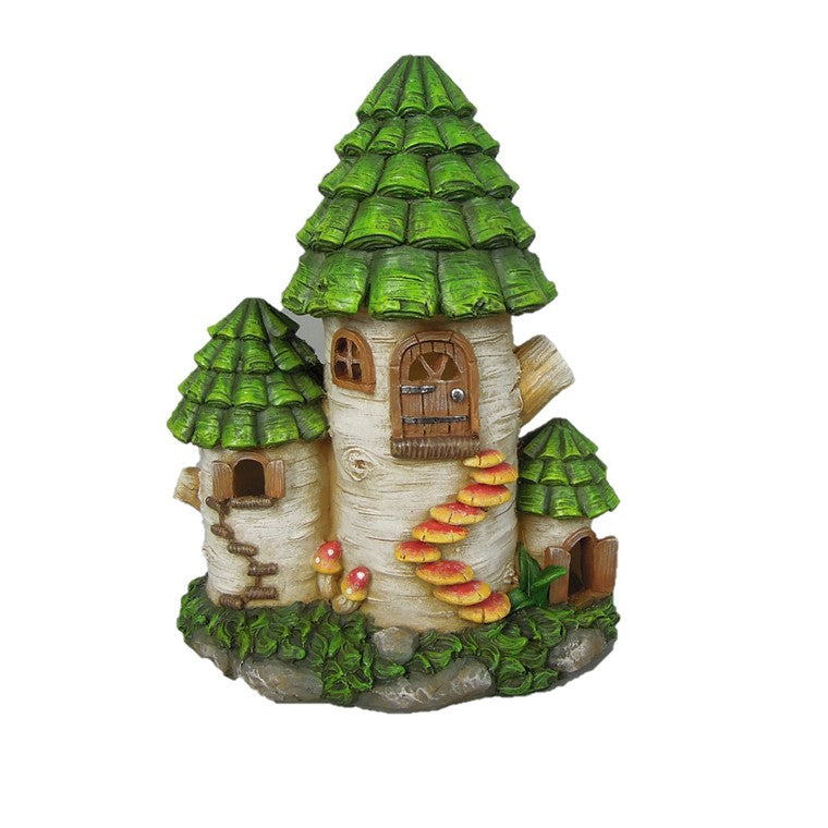 Solar Fairy Houses, 4 Asstd Designs