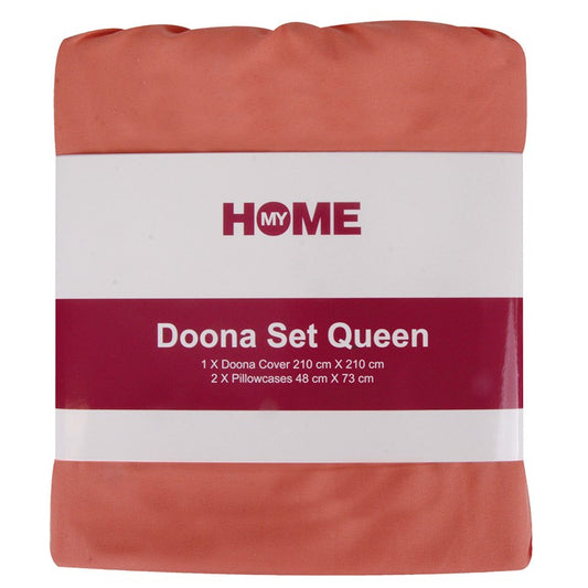 My Home Microfibre Doona Set, Queen, Sunset