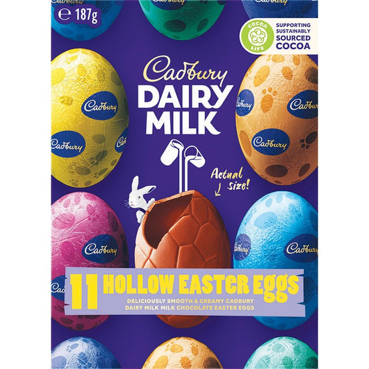 Cadbury Hollow Easter Eggs, 11pk