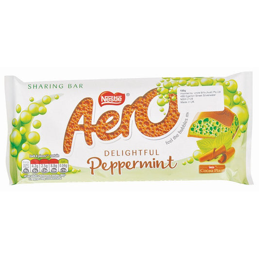 Aero Bar Peppermint Chocolate, 100gm