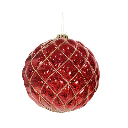 Fancy Jumbo Bauble, 15cm, Asstd