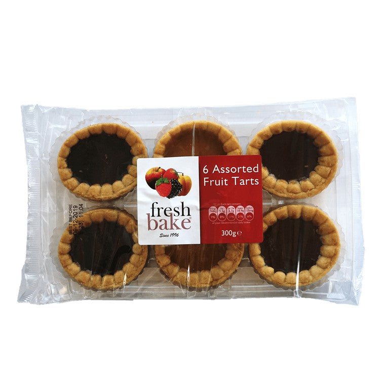 Fresh Bake Assorted Fruit Tarts, 6pk