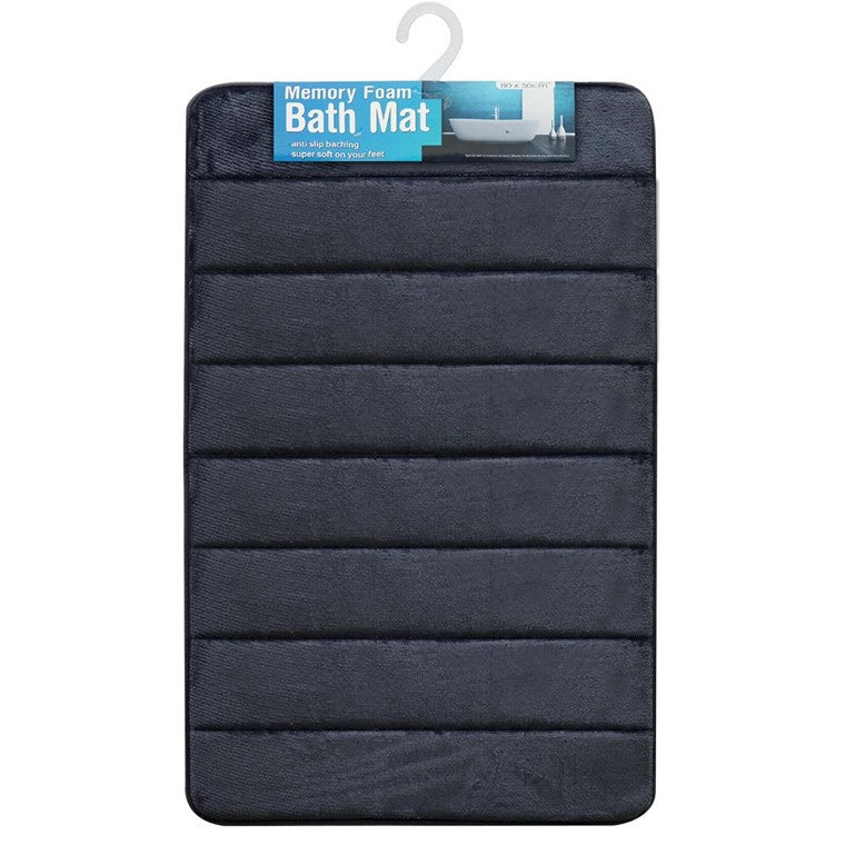 Memory Foam Bathmat, Asstd